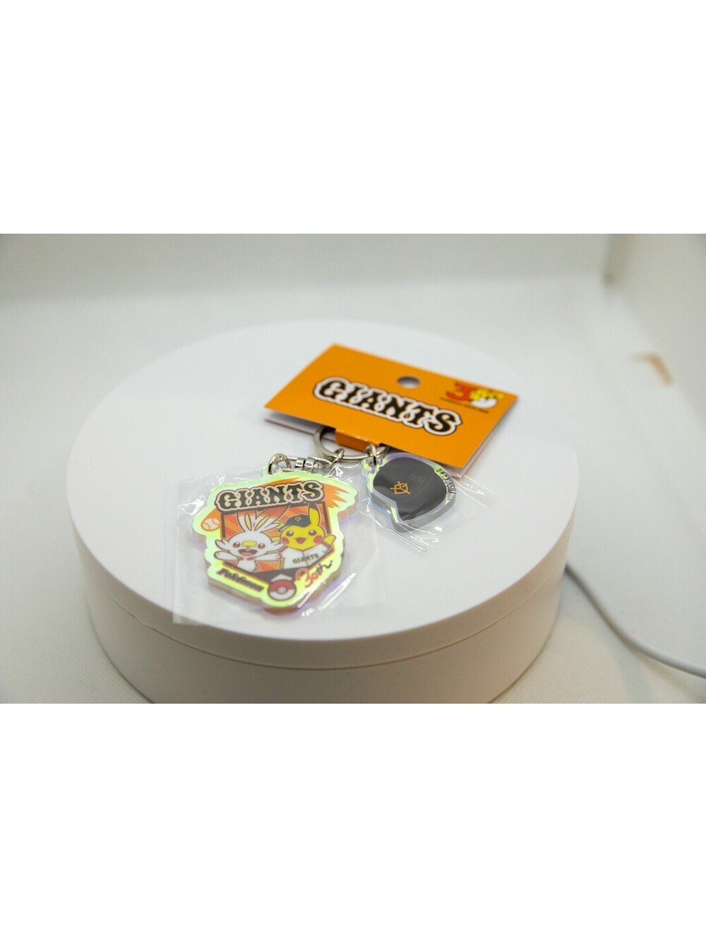 Tokyo Yomiuri Giants Baseball League Pokemon 30th Anniversary Keychain Yoshikawa